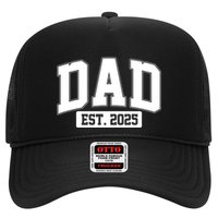 Sporty Dad Est 2025 New Father Celebrate Fathers Day Trucker Hat