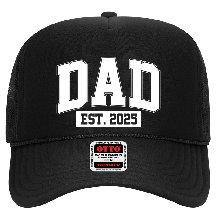Sporty Dad Est 2025 New Father Celebrate Fathers Day Trucker Hat