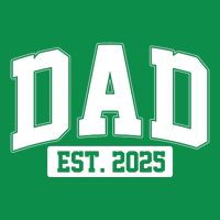 Sporty Dad Est 2025 New Father Celebrate Fathers Day Toddler T-Shirt