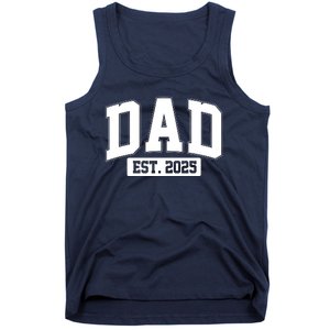 Sporty Dad Est 2025 New Father Celebrate Fathers Day Tank Top