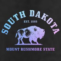 South Dakota Est. 1889 Mount Rushmore State Bison Vintage Beanie