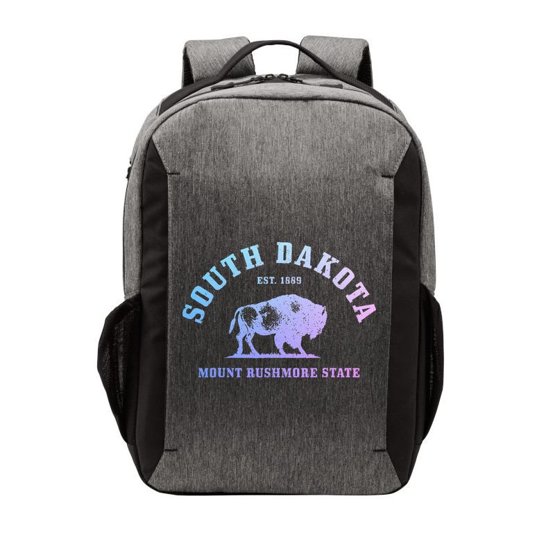 South Dakota Est. 1889 Mount Rushmore State Bison Vintage Vector Backpack