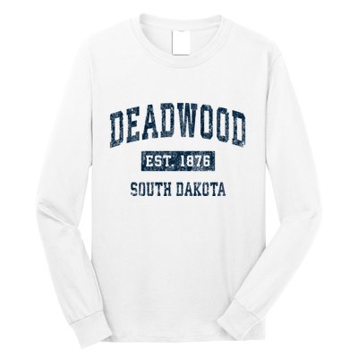 South Dakota Est 1876 Sd Vintage Sports Long Sleeve Shirt