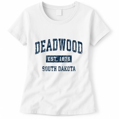 South Dakota Est 1876 Sd Vintage Sports Womens T-Shirt