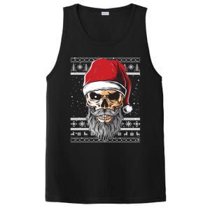 Santa Dj Edm Costume And Santa Hat Ugly Christmas Dj Cool Gift PosiCharge Competitor Tank