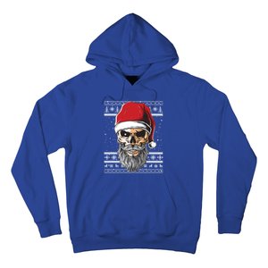 Santa Dj Edm Costume And Santa Hat Ugly Christmas Dj Cool Gift Hoodie