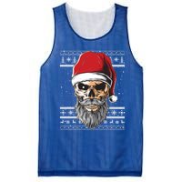 Santa Dj Edm Costume And Santa Hat Ugly Christmas Dj Cool Gift Mesh Reversible Basketball Jersey Tank