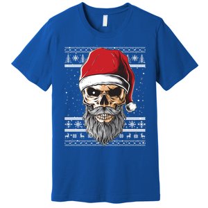 Santa Dj Edm Costume And Santa Hat Ugly Christmas Dj Cool Gift Premium T-Shirt