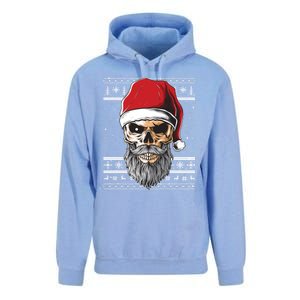 Santa Dj Edm Costume And Santa Hat Ugly Christmas Dj Cool Gift Unisex Surf Hoodie