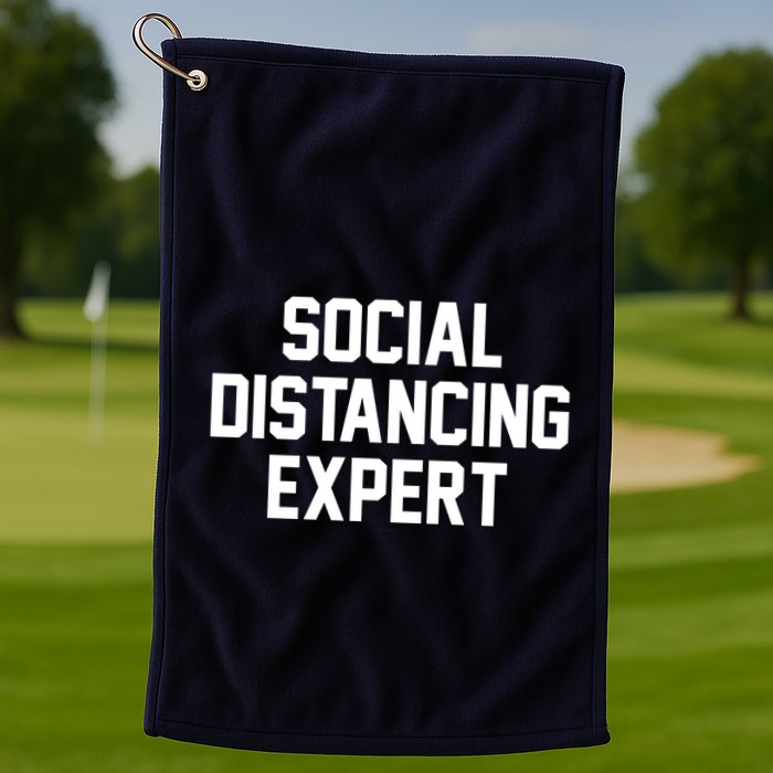 Social Distancing Expert Golf Towel