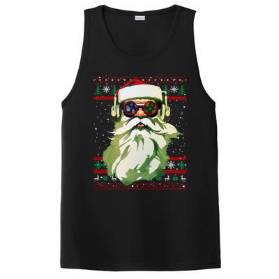 Santa Dj Edm Costume And Novelty Christmas Dj Meaningful Gift PosiCharge Competitor Tank