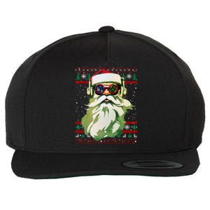 Santa Dj Edm Costume And Novelty Christmas Dj Meaningful Gift Wool Snapback Cap