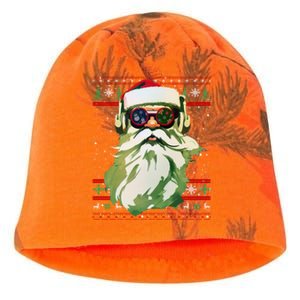 Santa Dj Edm Costume And Novelty Christmas Dj Meaningful Gift Kati - Camo Knit Beanie