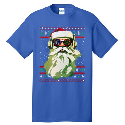 Santa Dj Edm Costume And Novelty Christmas Dj Meaningful Gift Tall T-Shirt