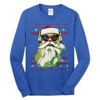 Santa Dj Edm Costume And Novelty Christmas Dj Meaningful Gift Tall Long Sleeve T-Shirt