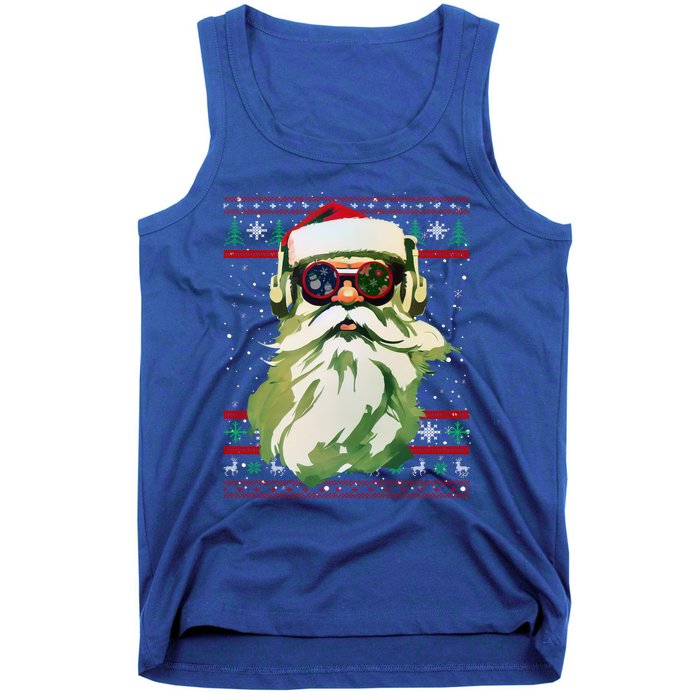 Santa Dj Edm Costume And Novelty Christmas Dj Meaningful Gift Tank Top