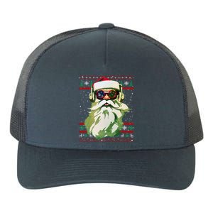 Santa Dj Edm Costume And Novelty Christmas Dj Meaningful Gift Yupoong Adult 5-Panel Trucker Hat