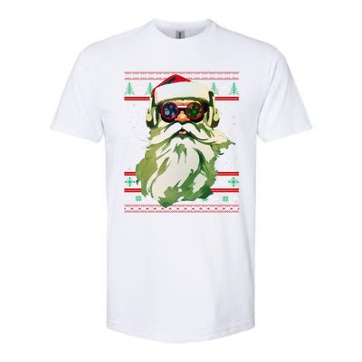 Santa Dj Edm Costume And Novelty Christmas Dj Meaningful Gift Softstyle CVC T-Shirt