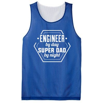 Super Dad Engineer Clothing Gift Mesh Reversible Basketball Jersey Tank