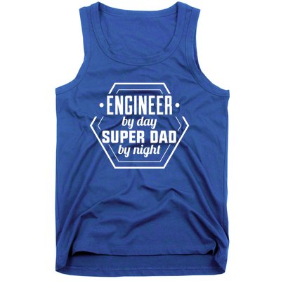 Super Dad Engineer Clothing Gift Tank Top