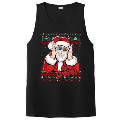 Santa Dj Edm Costume And Novelty Christmas Dj Great Gift PosiCharge Competitor Tank