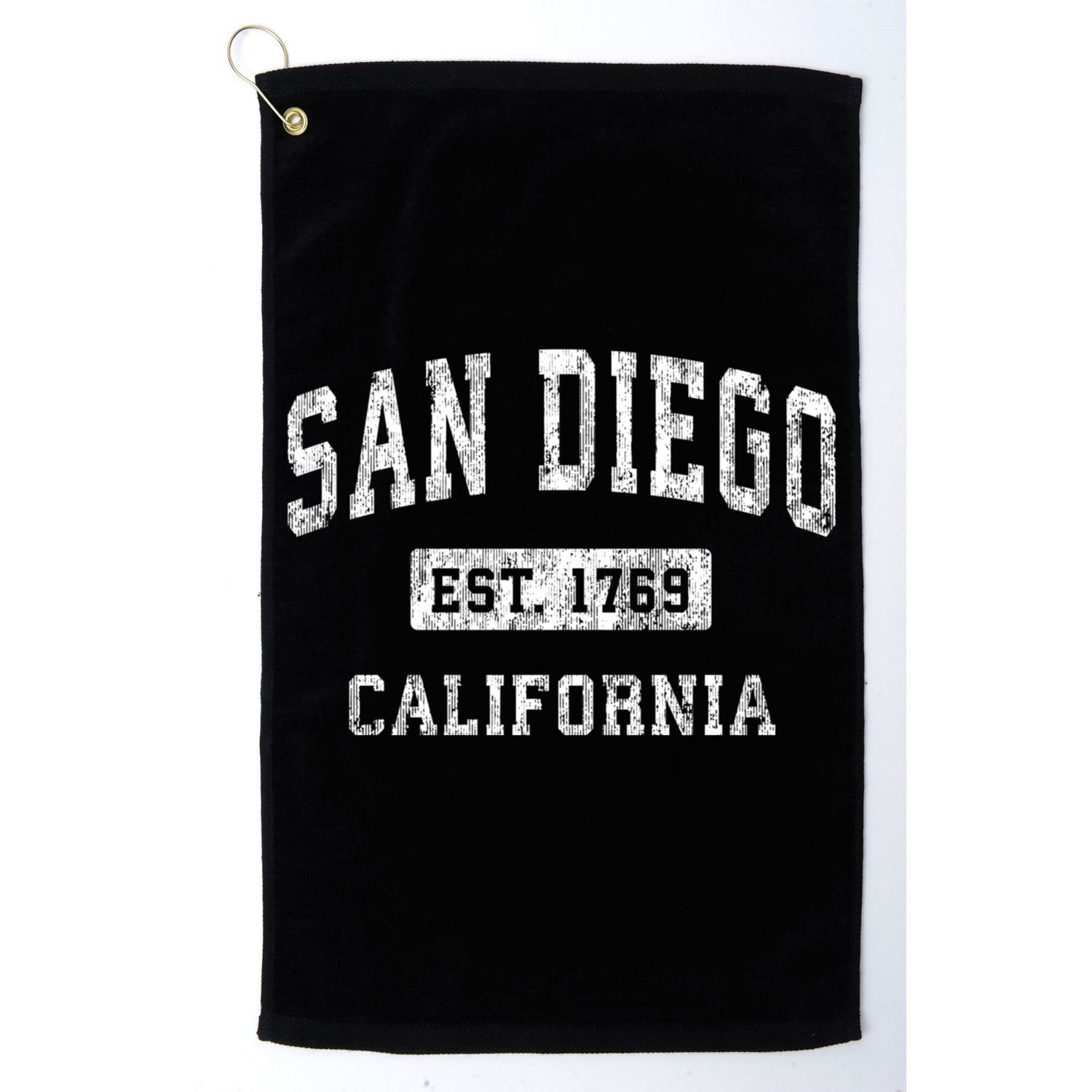 San Diego Est 1769 California Ca Vintage Established Sports Design Golf Towel