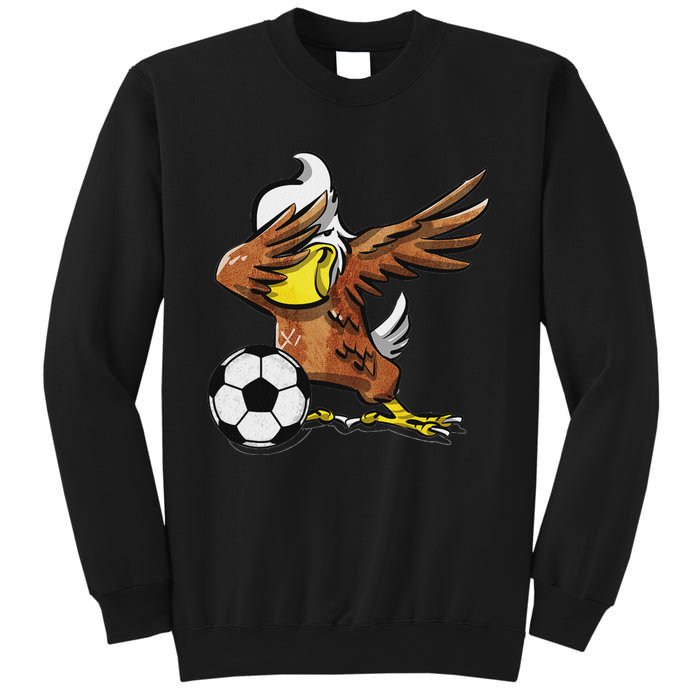 Soccer Dabbing Eagle Sport Sweatshirt