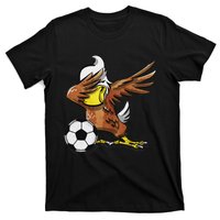 Soccer Dabbing Eagle Sport T-Shirt