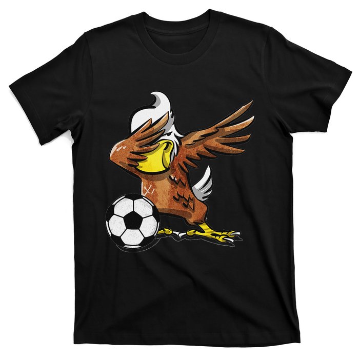 Soccer Dabbing Eagle Sport T-Shirt