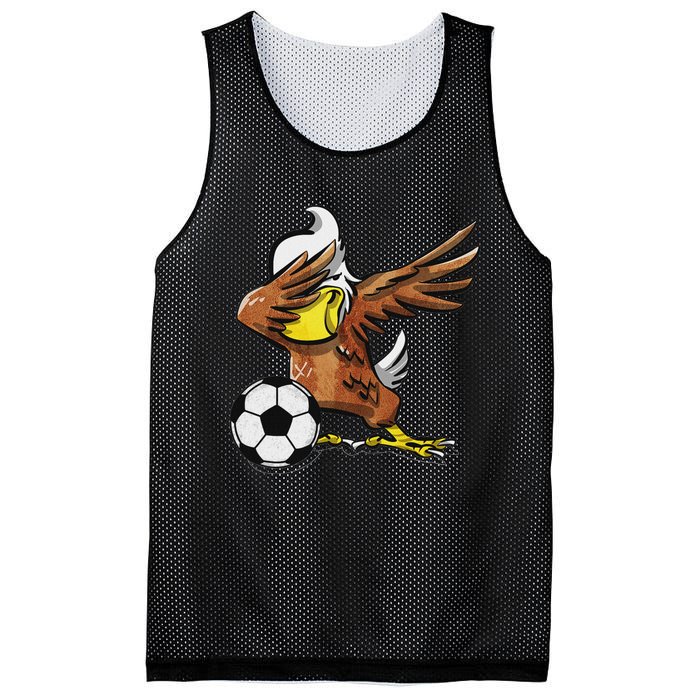 Soccer Dabbing Eagle Sport Mesh Reversible Basketball Jersey Tank