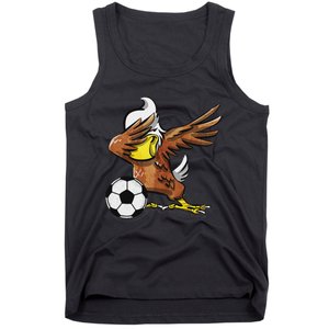 Soccer Dabbing Eagle Sport Tank Top