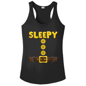 Sleepy Dwarf Easy Halloween Ladies PosiCharge Competitor Racerback Tank