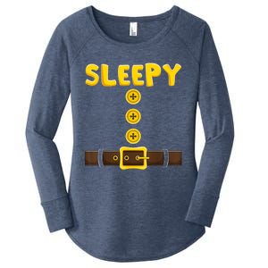 Sleepy Dwarf Easy Halloween Women's Perfect Tri Tunic Long Sleeve Shirt