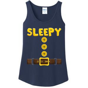 Sleepy Dwarf Easy Halloween Ladies Essential Tank