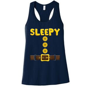 Sleepy Dwarf Easy Halloween Women's Racerback Tank