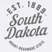 South Dakota Est. 1889 Vintage Mount Rushmore State Pride Womens T-Shirt