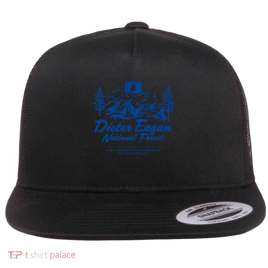 Severance Dieter Eagan National Forest Camping Hiking Flat Bill Trucker Hat
