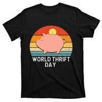 Savings Day Economics Students Teachers World Thrift Day T-Shirt