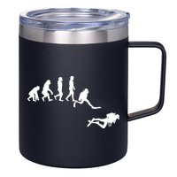 Scuba Dive Evolution Diving Diver Ocean Lover Gift 12oz Stainless Steel Coffee Mug