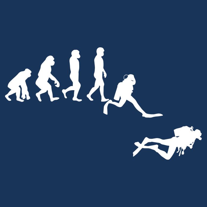 Scuba Dive Evolution Diving Diver Ocean Lover Gift Cooling Performance Crew T-Shirt