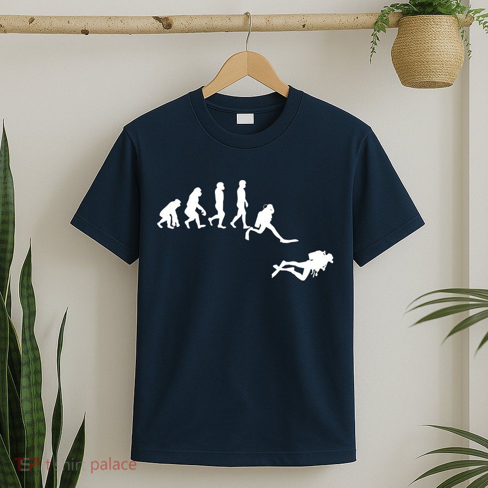Scuba Dive Evolution Diving Diver Ocean Lover Gift T-Shirt