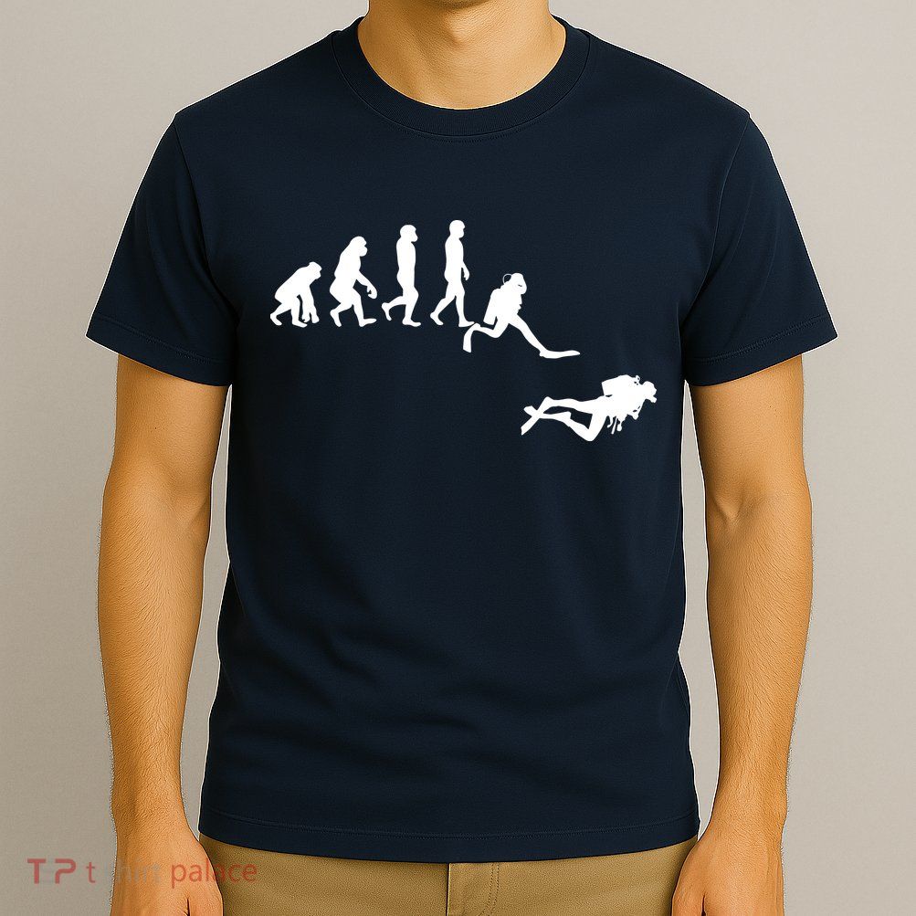 Scuba Dive Evolution Diving Diver Ocean Lover Gift T-Shirt