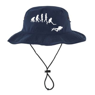 Scuba Dive Evolution Diving Diver Ocean Lover Gift Bucket Hat