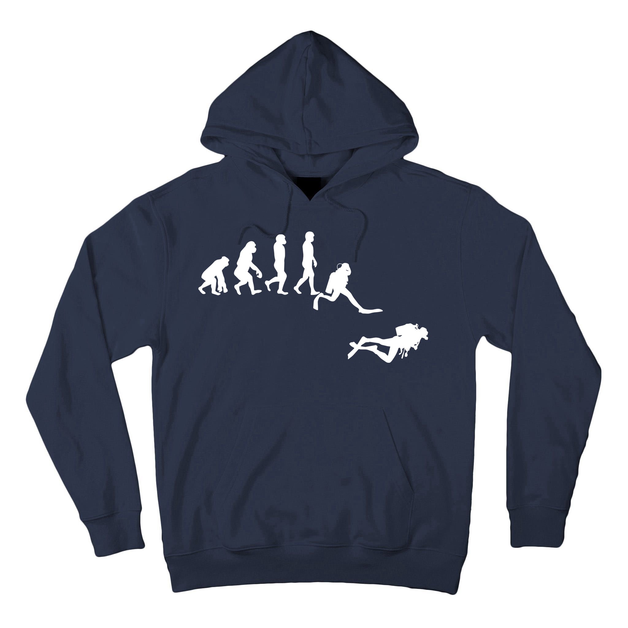 Scuba Dive Evolution Diving Diver Ocean Lover Gift Tall Hoodie