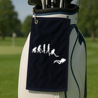 Scuba Dive Evolution Diving Diver Ocean Lover Gift Golf Towel