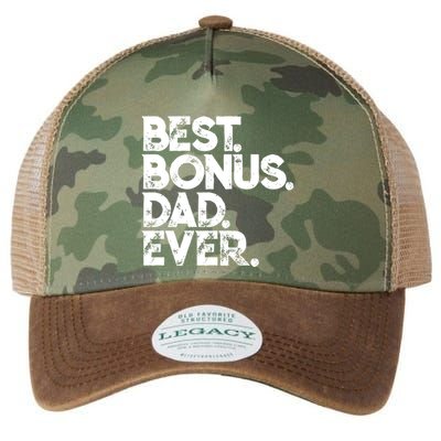 Step Dad Fathers Day Gift Best Bonus Dad Ever Gift Legacy Tie Dye Trucker Hat