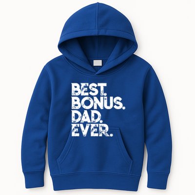 Step Dad Fathers Day Gift Best Bonus Dad Ever Gift Kids Hoodie