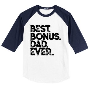 Step Dad Fathers Day Gift Best Bonus Dad Ever Gift Baseball Sleeve Shirt