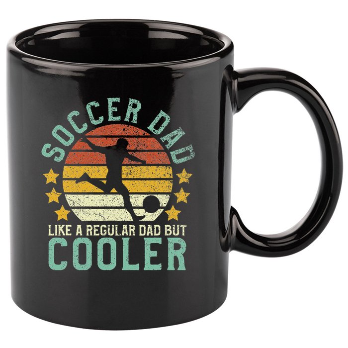 Soccer Dad Funny Soccer Player & Fan Father's Day Gift 11oz C Handle Ceramic Mug