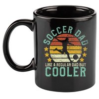 Soccer Dad Funny Soccer Player & Fan Father's Day Gift 11oz C Handle Ceramic Mug